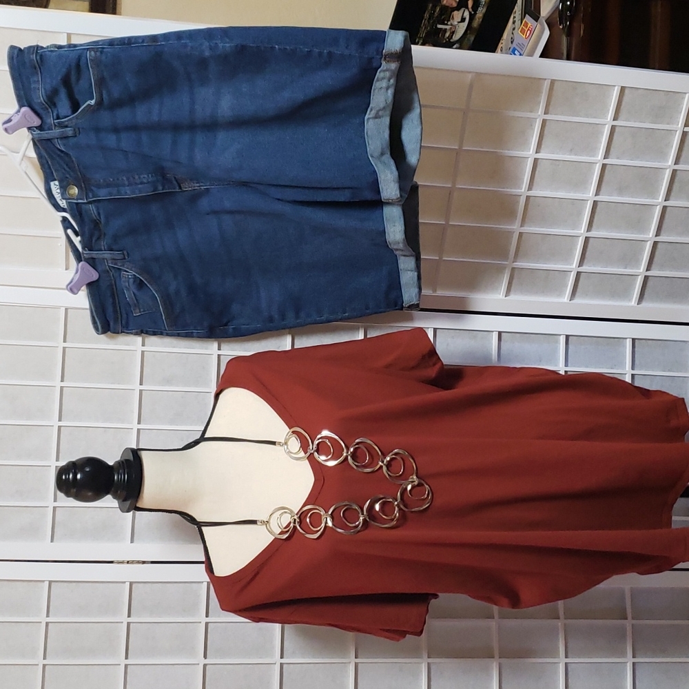 Tshirt and jean shirts ava &viv 20x
